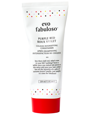 evo fabuloso colour intensifying conditioner- purple red 7.5oz